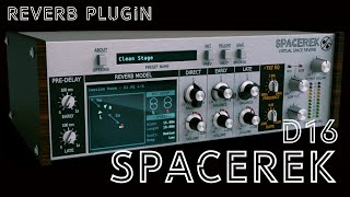 Video thumbnail for Spacerek Reverb Plugin | D16 Group by Zed Marty