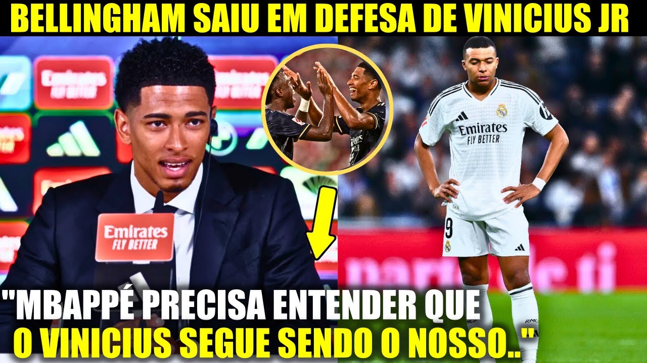🚨 EITA! BELLINGHAM RASGA O VERBO sobre MBAPPE TENTANDO ROUBAR POSIÇÃO DE VINICIUS!