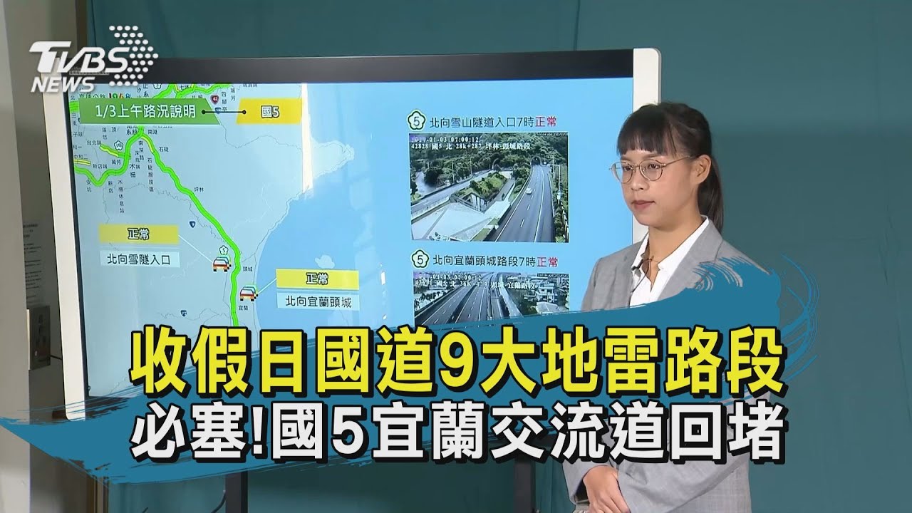 收假注意！高公局估「9大路段」塞爆　國5連堵10小時
