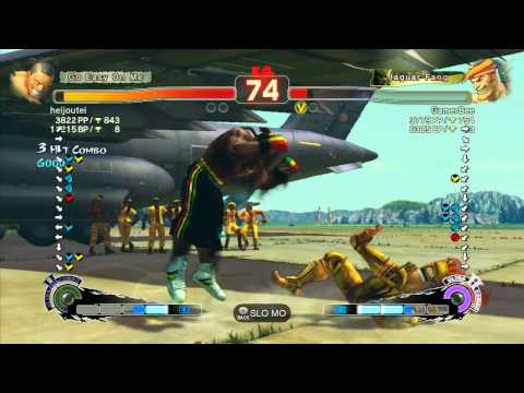 SSF4 AE: heijoutei (Dee Jay) vs GamerBee (Adon) - Ranked Match (720p HD)