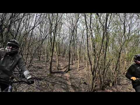 Halde Haniel  heute mal neue Trails erkundet