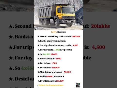 lorry business ideas#business #businessideas #motivation #youtubeshorts #lorry#youtube