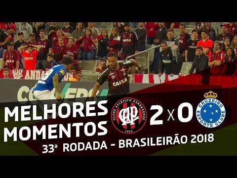 Atlético Paranaense 2x0 Cruzeiro | MELHORES MOMENTOS