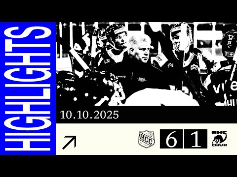 HC La Chaux-de-Fonds vs. EHC Chur | Highlights - 10 octobre, 2025