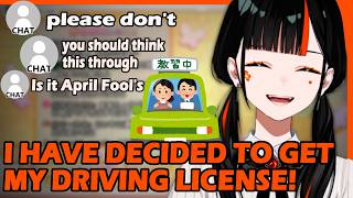 Hanabi is DETERMINED to get her DRIVING LICENSE!!! [VSPO! ENG SUB][CHOYA HANABI]