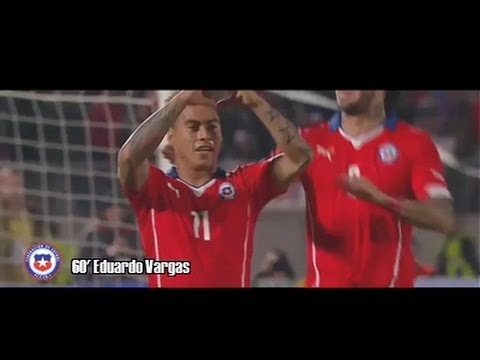 Gol Eduardo Vargas - Chile 2 Vs Egipto 2 - Amistoso Pre-Mundial