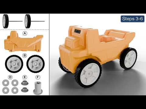 Assembly and Instructions | Rugged Rider Dump Truck | Simplay3