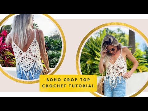 Crochet Boho Top | Easy Crochet Tutorial + Pattern