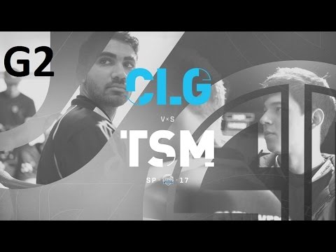 CLG vs TSM Game 2 Highlights - 2017 NALCS SPRING SPLIT - WEEK 6 DAY 2
