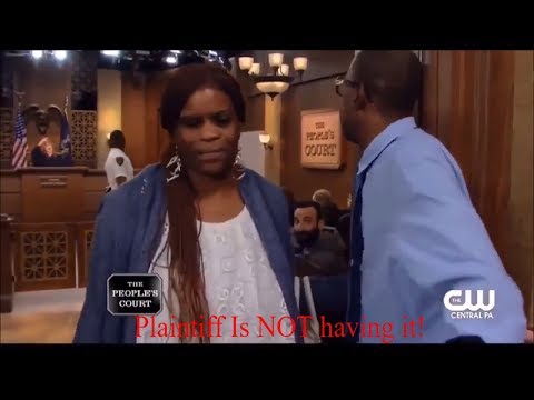 Plaintiff kicks door and Judge Milian flips out