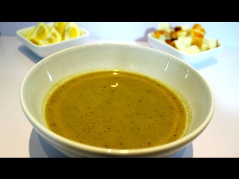 Lentil Soup from the Middle East شوربة عدس