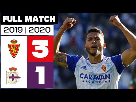 Real Zaragoza 3 -1 RC Deportivo I PARTIDO COMPLETO I 2019/2020