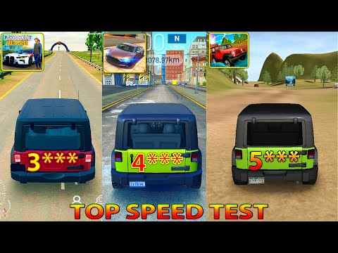 Extreme Jeep Vs Extreme Suv Jeep Vs   Car Multiple player Jeep Speed Test Challenge