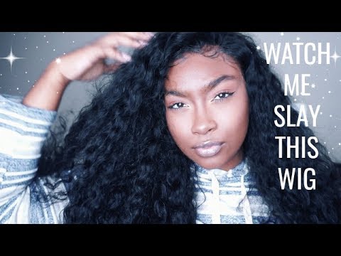 Premium Full Lace Wig Brazilian Kinky Curly Human Hair 18inch
