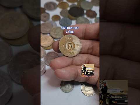 COIN COLLECTING: SWEDEN 1967 5 ÖRE #coin #coinsworthmoney #treasuresearch #money #collection