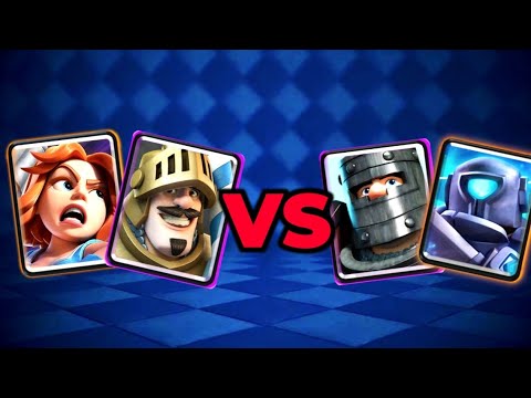 "Prince & Valkyrie" VS "Dark Prince & Mini Pekka" in Clash Royale