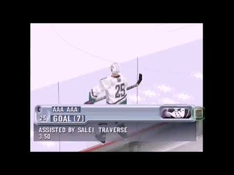 NHL 2001 (USA) - PS1 (Vancouver Canucks vs Mighty Ducks of Anaheim, WCSF)