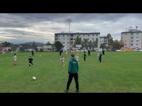 U10 Turnier || Rapid Oberlaa (grün) vs Wienerwald SV  (26.10.2023, Leopoldsdorf)