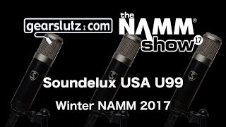 Video thumbnail for Soundelux USA U99 condenser mic - Gearslutz @ Winter NAMM 2017 by Gearspace Forum