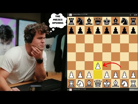 Magnus Carlsen shows us how to play the Mieses Opening