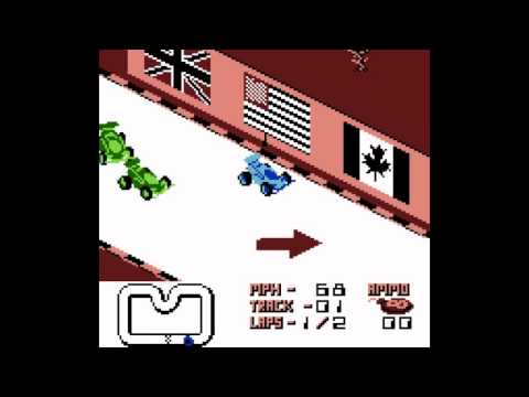 SUPER RC PRO AM GAMEPLAY for the Game Boy
