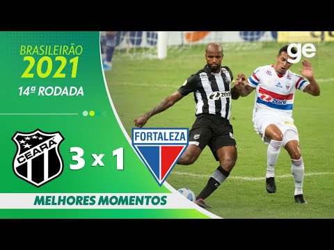 CEARÁ 3 X 1 FORTALEZA | MELHORES MOMENTOS | 14ª RODADA BRASILEIRÃO SÉRIE A 2021 | ge.globo