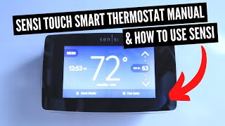 Sensi Touch Smart Thermostat Manual  & How To Use Sensi Thermostat