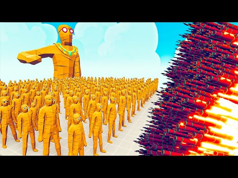 100x MUMMIES + 1x GIANT MUMMY vs EVERY GODS - Totally Accurate Battle Simulator TABS