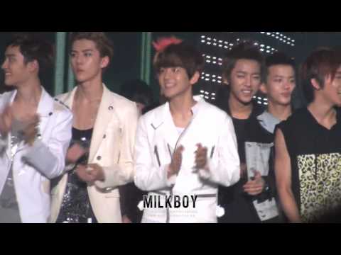 [HD Fancam] 120829 Music Bank SKY FESTIVAL - Run to You (Baekhyun focus)