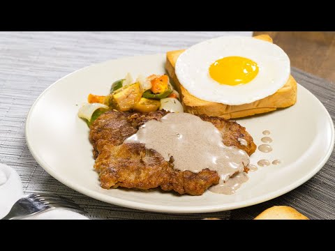 Crispy COUNTRY FRIED STEAK AND EGGS With Homemade Gravy | Recipes.net