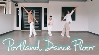 Portland Dance Floor Line Dance Demo