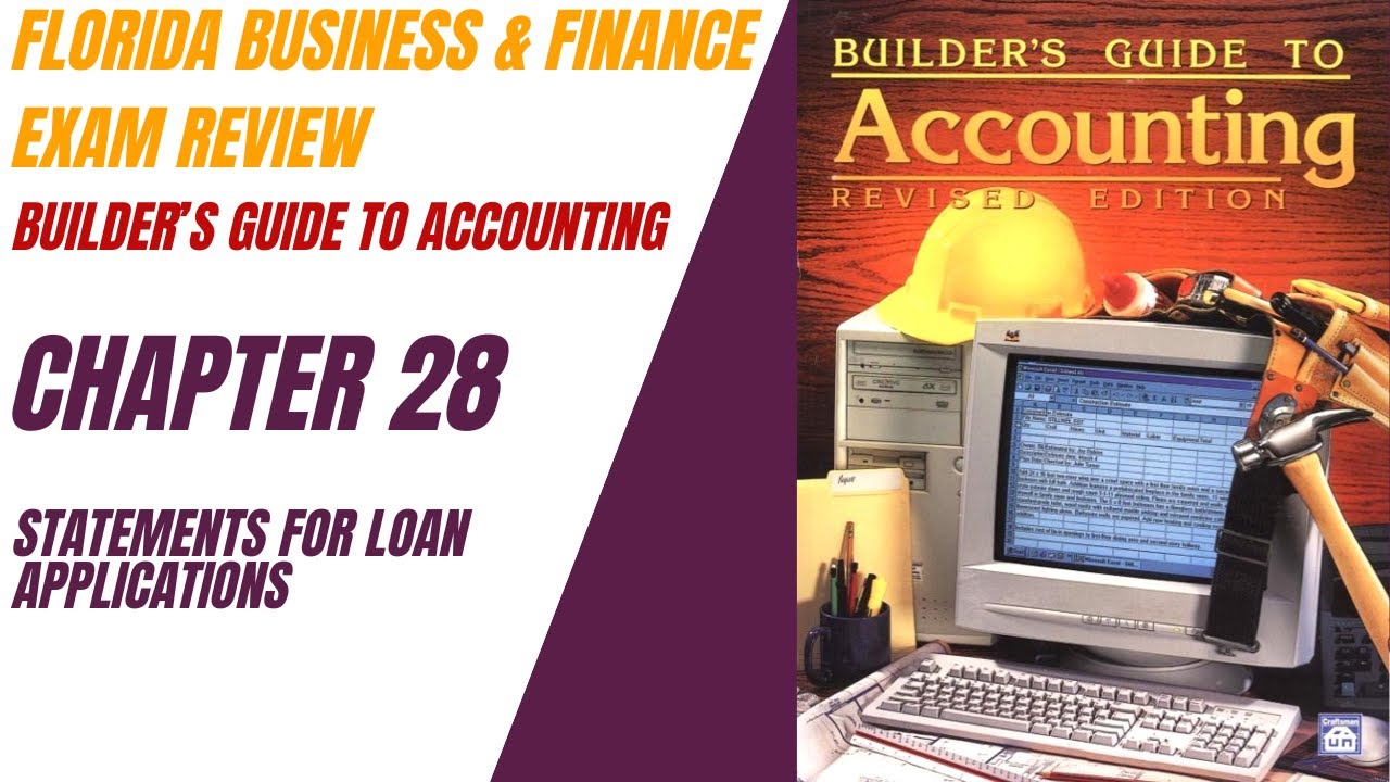 Builder's Guide To Accounting Chapter 28 Review for the Florida Business & Finance Exam