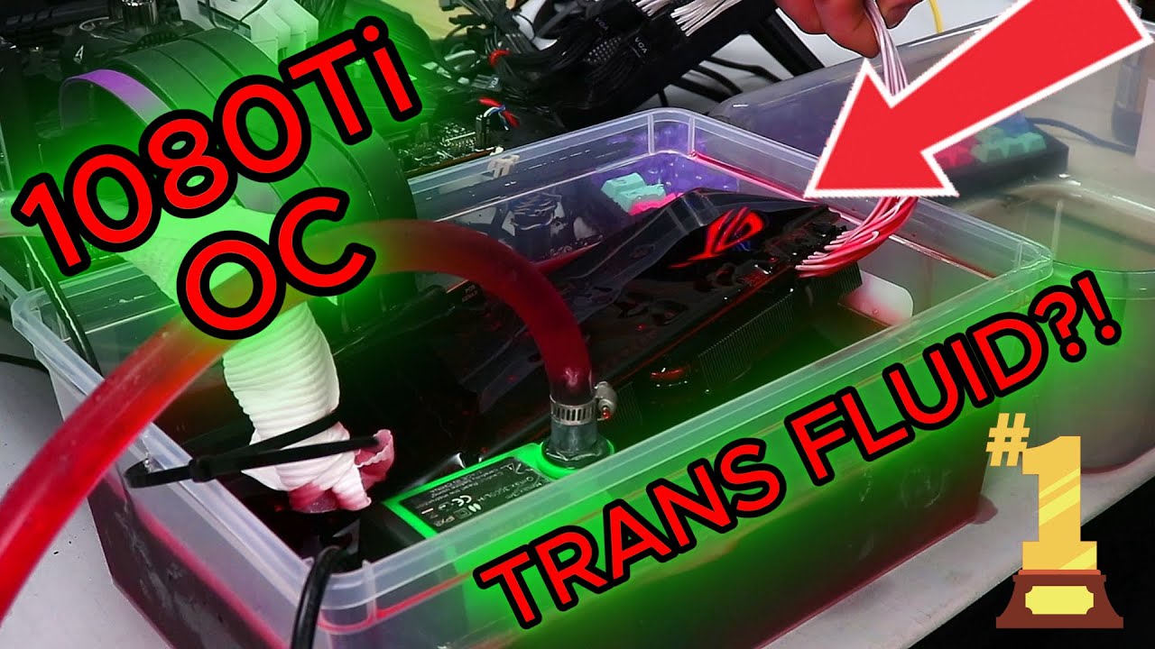 Overclocking a 1080ti... With transmission fluid. - YouTube