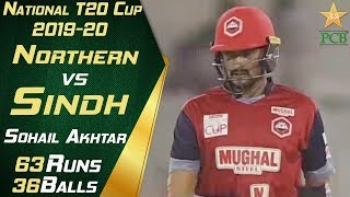 Sohail Akhtar Batting Highlights | Northern vs Sindh | National T20 Cup 2019-20