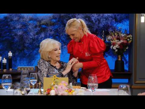 ¡Sorpresa! Apareció Jime Monteverde a presentar el postre y Mirtha no pudo contener la emoción