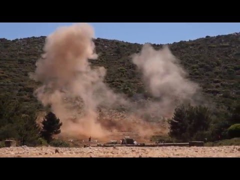Hellenic Army training with explosives.