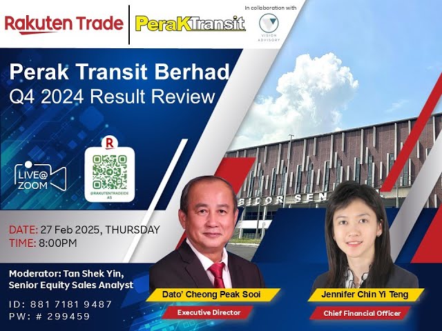 Rakuten Trade Ideas 🎯 Webinar - Perak Transit Berhad (0186)