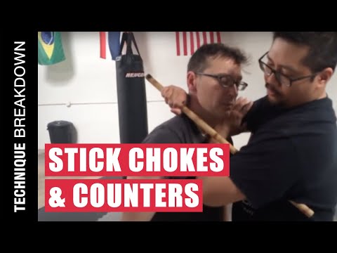 Stick Drills | Various Counters & Stick Chokes in Filipino Martial Arts | Kali | Eskrima | Arnis