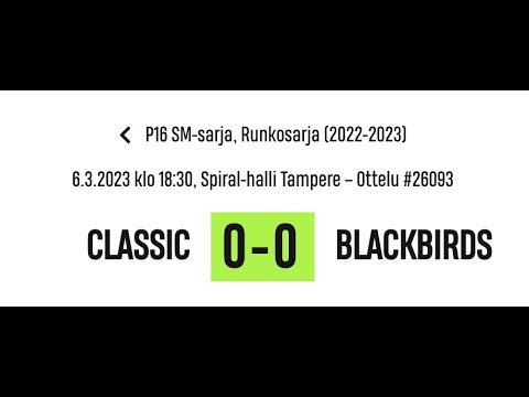 CLASSIC – BLACKBIRDS 6.3.2023 P16SM