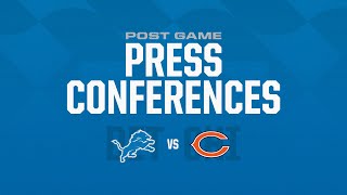 Postgame media availability | Lions vs. Bears
