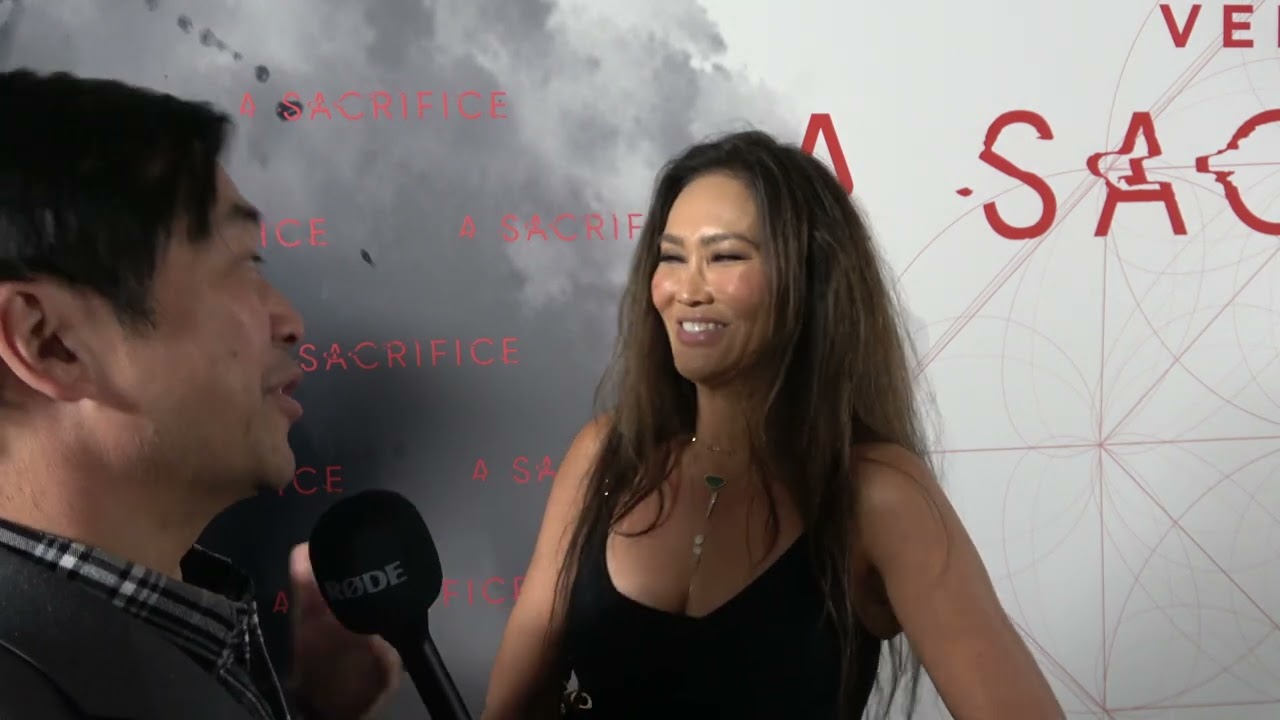 Tia Carrere Carpet Interview at Los Angeles Premiere of A Sacrifice