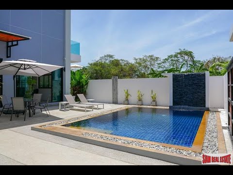 New Four Bedroom Pool Villa with Sea Views for Sale in Rawai