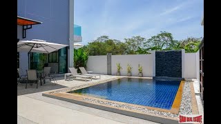 New Four Bedroom Pool Villa with Sea Views for Sale in Rawai
