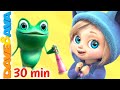 🌈 Five Little Speckled Frogs and More Nursery Rhymes and Kids Songs | Dave and Ava 🌈