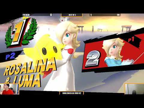 WBB #102 | FireNero (B.Rosa, Dark Pit) vs GwJ (R.Rosa) - Winners Round 2 - Smash 4 Singles
