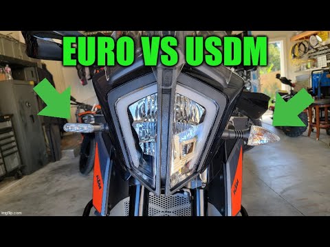 KTM 390 Adventure Part 7 (Euro KTM Led turn signals)