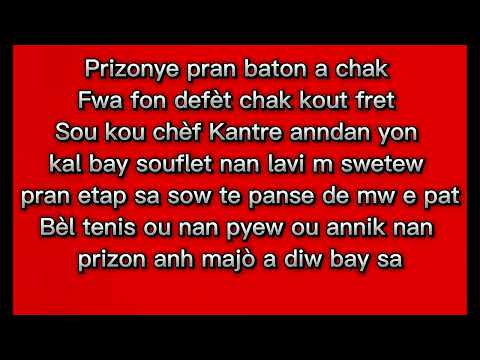 Bourik The Latalay X @percutantflow - Prizonye Pa Bèt [Official Vidéo lyrics ]