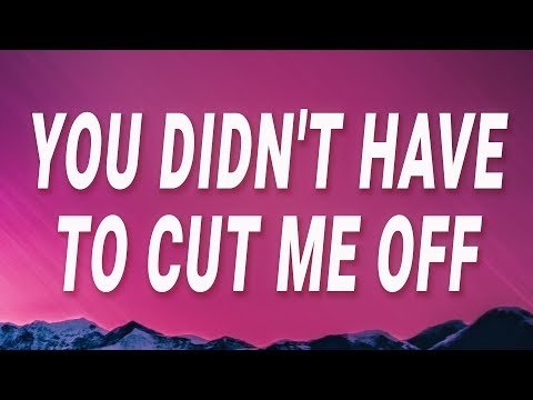 Gotye - You didn't have to cut me off (Somebody That I Used To Know) (Lyrics) ft. Kimbra