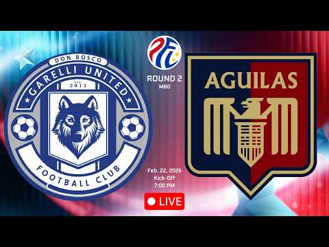 PFL 2025-2026 LIVE: DON BOSCO GARELLI UNITED VS AGUILAS - UMAK FC || Round 2 | M80