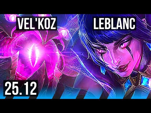 VEL'KOZ vs LEBLANC (MID) | Legendary | NA Master | 25.12
